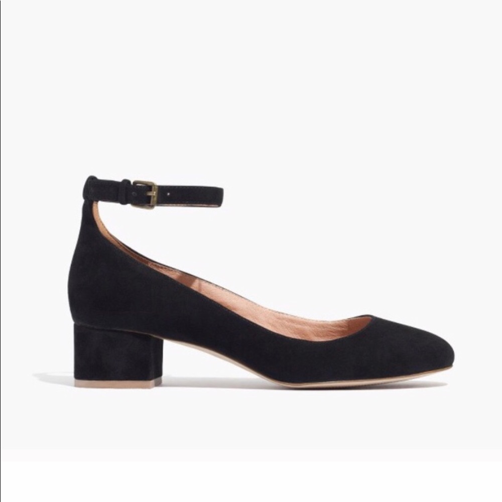 Madewell Inez Ankle Strap Heel Shoe 8.5